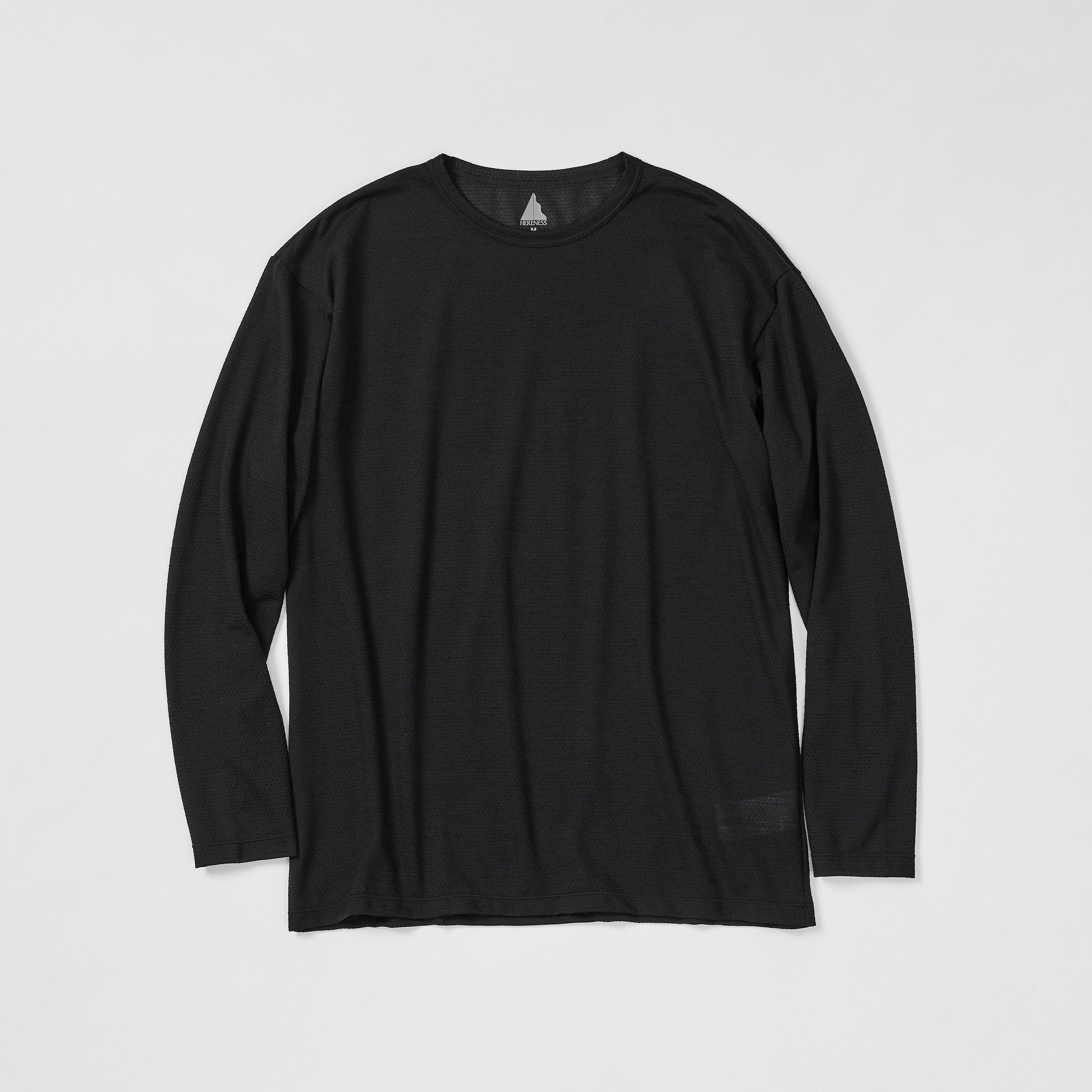 WOOL MESH T-SHIRT LONG SLEEVE (UNISEX) | メリノウール トップス