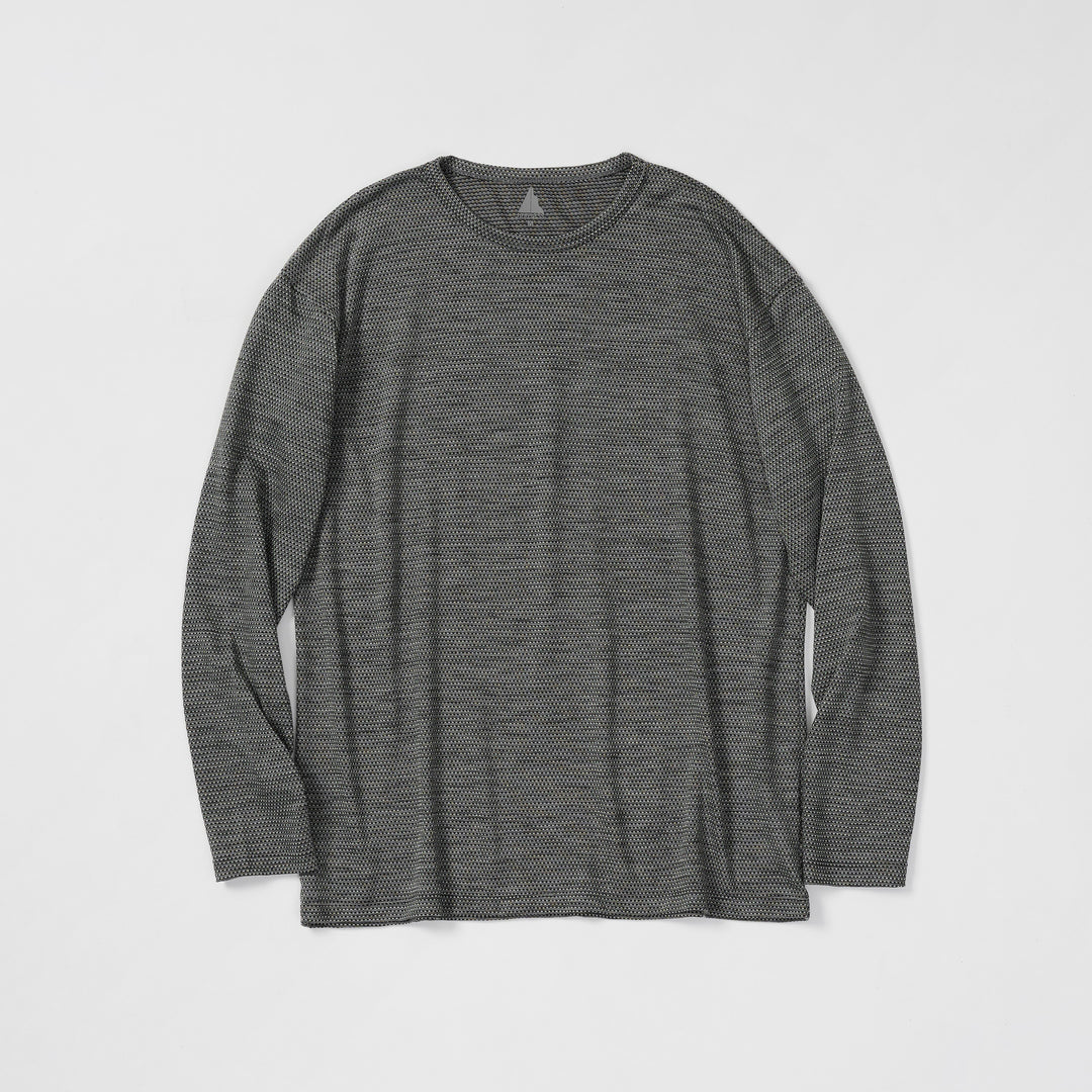 WOOL MESH T-SHIRT LONG SLEEVE(UNISEX)
