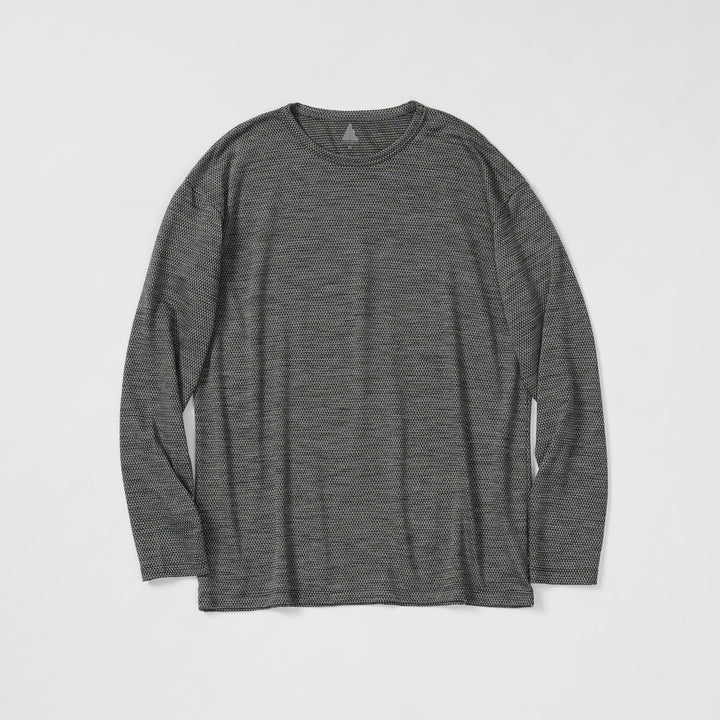 WOOL MESH T-SHIRT LONG SLEEVE(UNISEX)