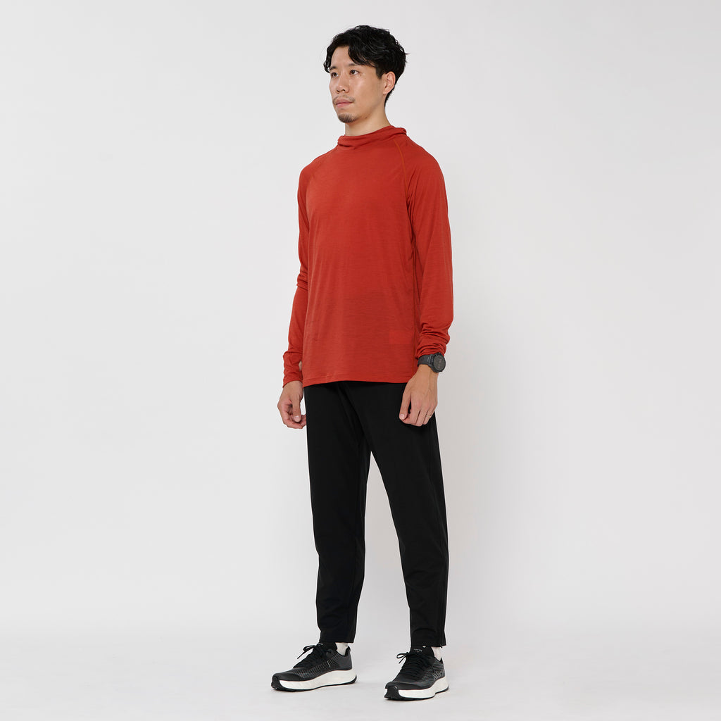 WOOL LIGHT HOODIE(UNISEX) | メリノウール | ハイキング | フーディ