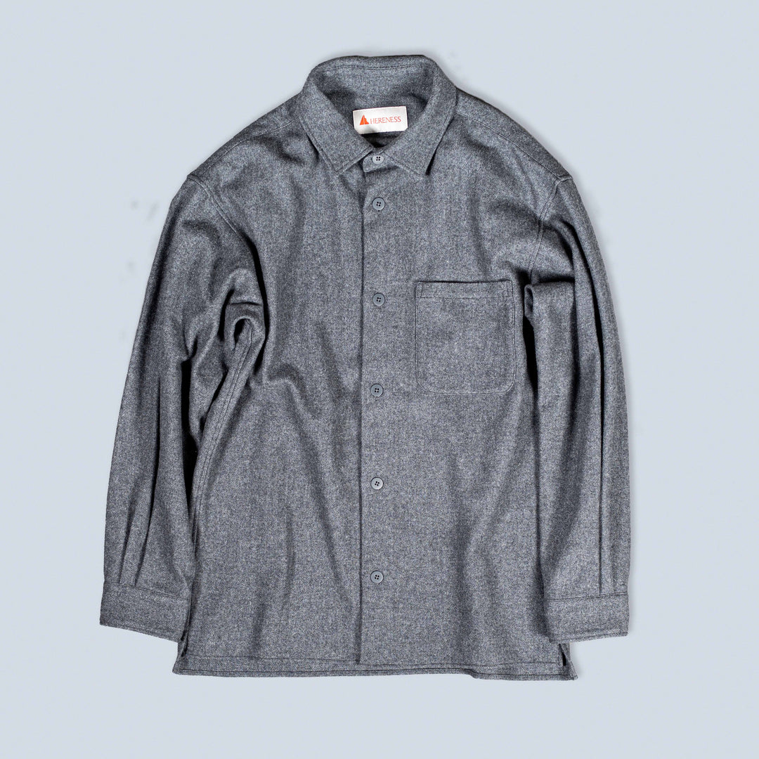 REAL WOOL FLANNEL SHIRT