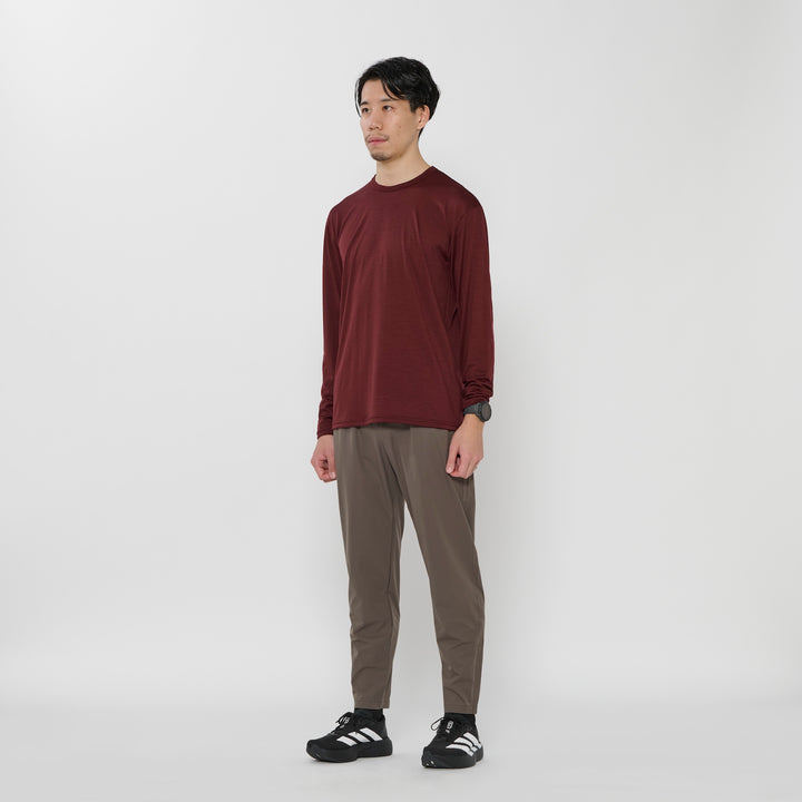 SMOOTH WOOL T-SHIRT LONG SLEEVE 2(UNISEX)