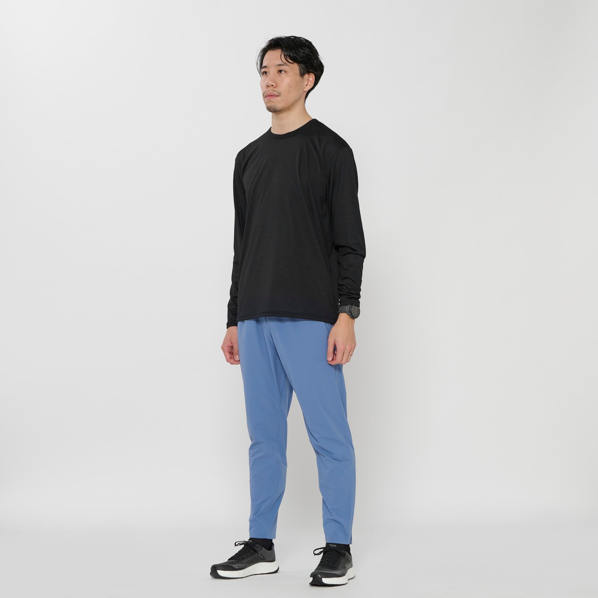 DRY WOOL T-SHIRT LONG SLEEVE 2(UNISEX) | メリノウール トップス DRY WOOL T-SHIRT LONG SLEEVE 2(UNISEX) | メリノウール トップス