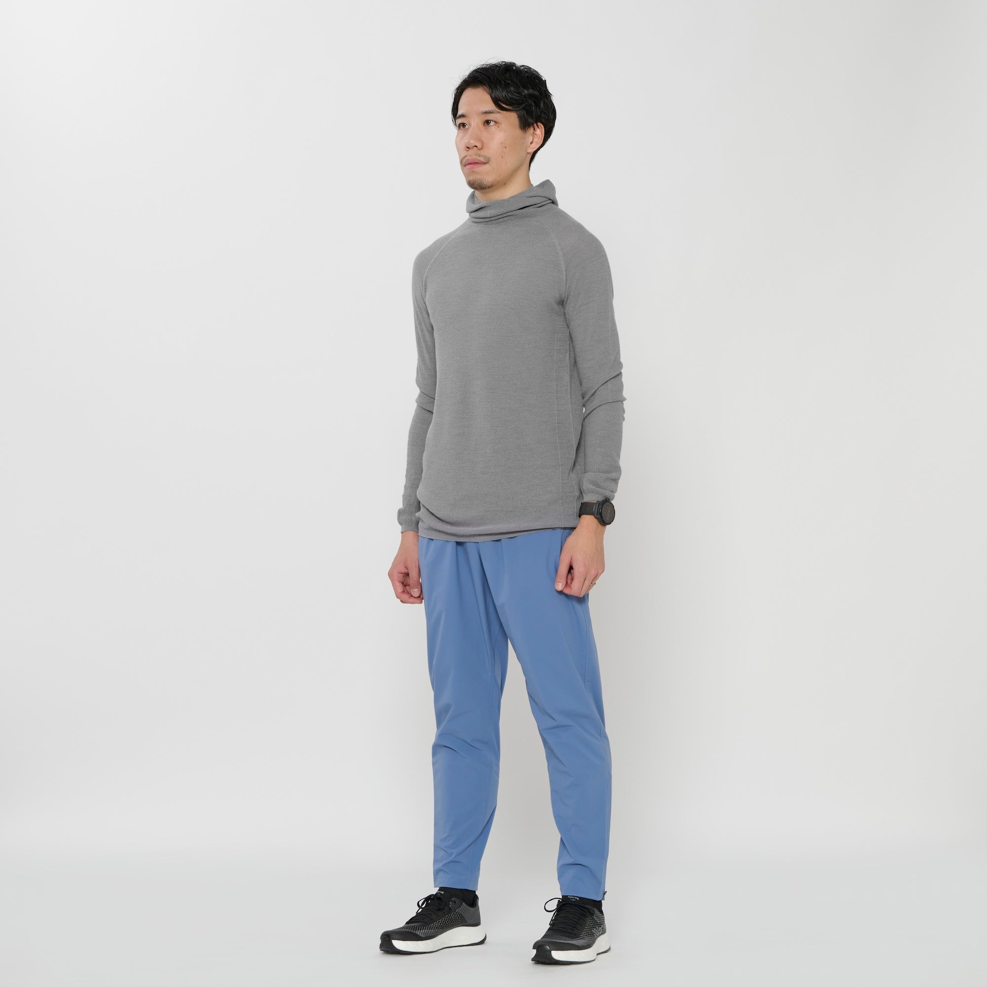 ウォーキング・ランニングウェア HERENESS MERINO AIR HOODY(MEN) S HERENESS メリノウール トップス | MERINO AIR HOODY 2 – HERENESS.jp
