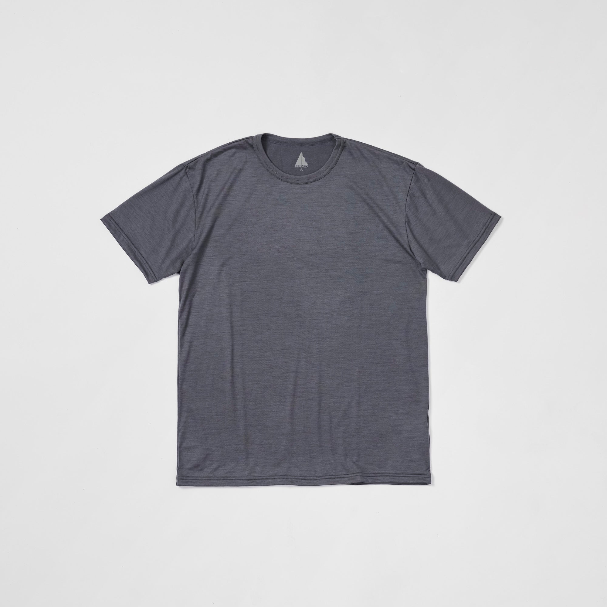 Hereness SMOOTH WOOL T-SHIRT 2 グレー サイズS SMOOTH WOOL T-SHIRT 2(UNISEX) | メリノウール トップス ユニセックス
