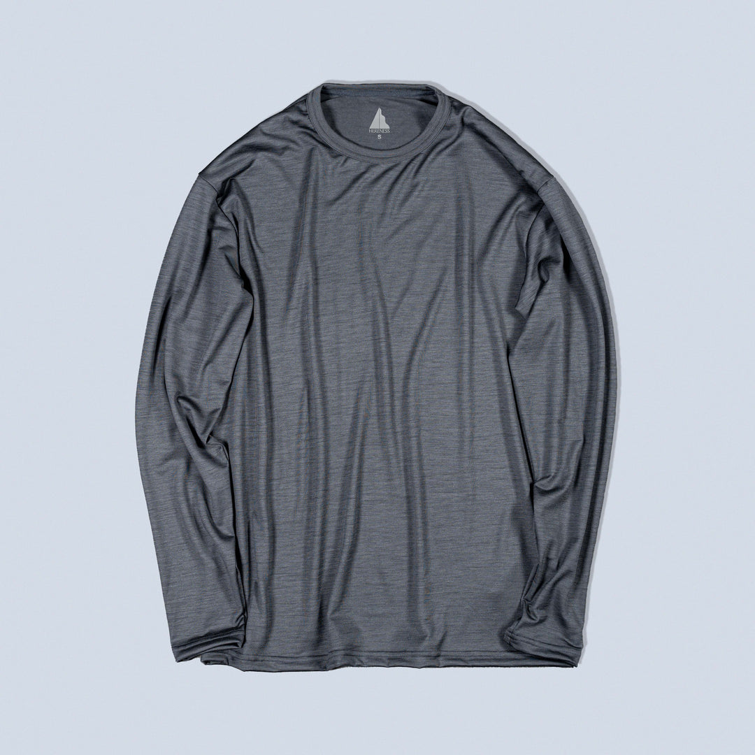 SMOOTH WOOL T-SHIRT LONG SLEEVE 2(UNISEX)