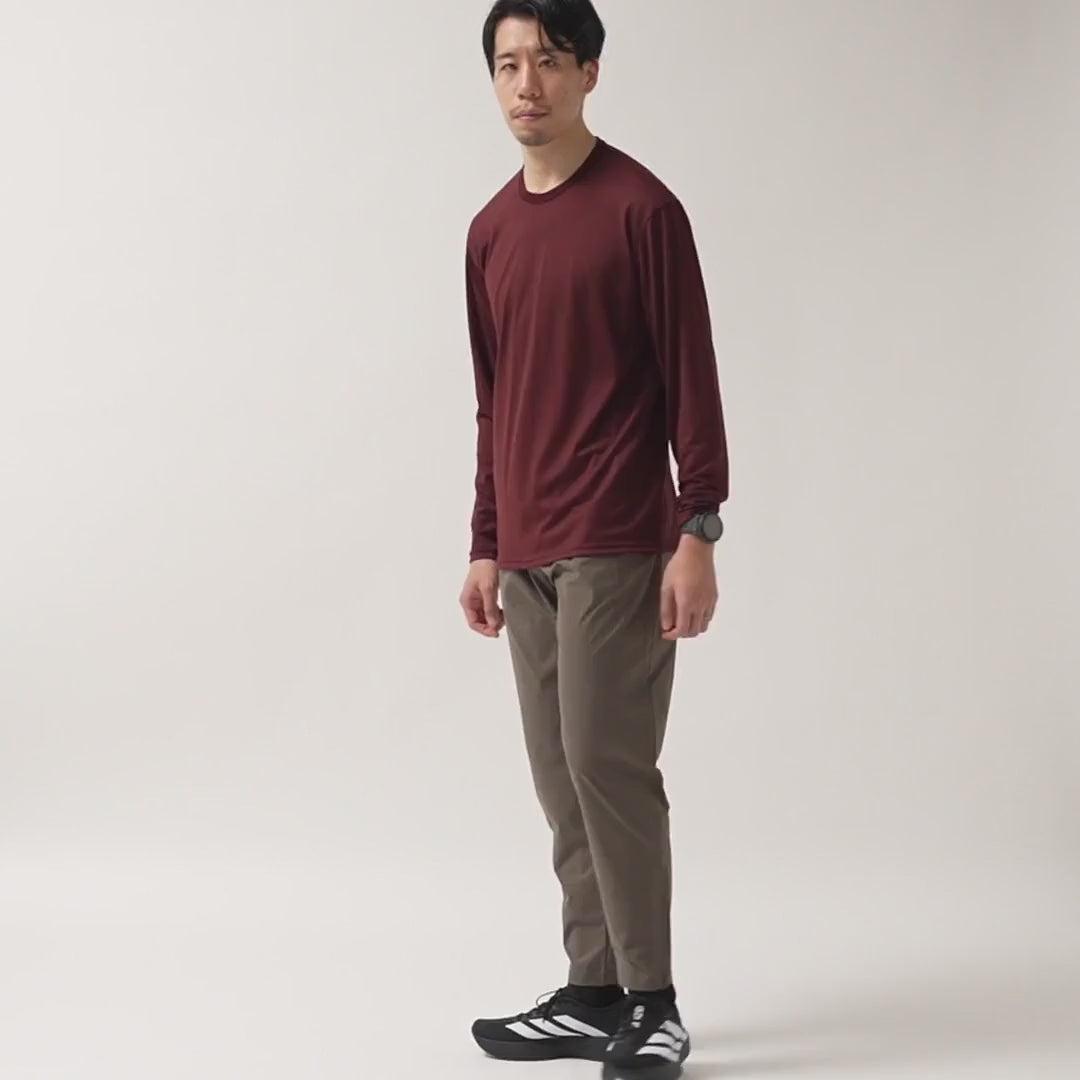 SMOOTH WOOL T-SHIRT LONG SLEEVE 2(UNISEX)