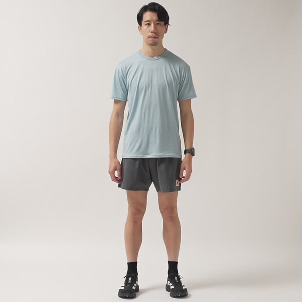 ウォーキング・ランニングウェア HERENESS SMOOTH WOOL T-SHIRT SMOOTH WOOL T-SHIRT 2(UNISEX) | Merino wool T-shirt unisex Hiking