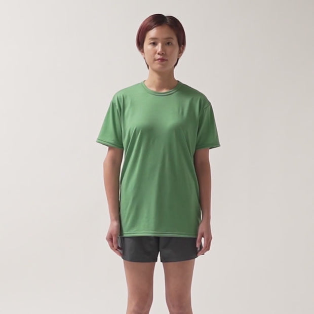 SMOOTH WOOL T-SHIRT 2(UNISEX) | Merino wool T-shirt unisex Hiking