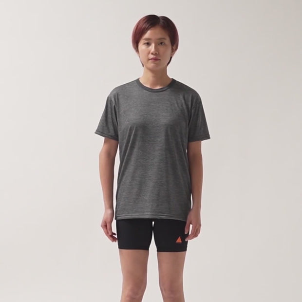 Hereness ALL TIME WOOL T-SHIRT サイズS ALL TIME WOOL T-SHIRT(UNISEX) | メリノウール トップス ユニセックス