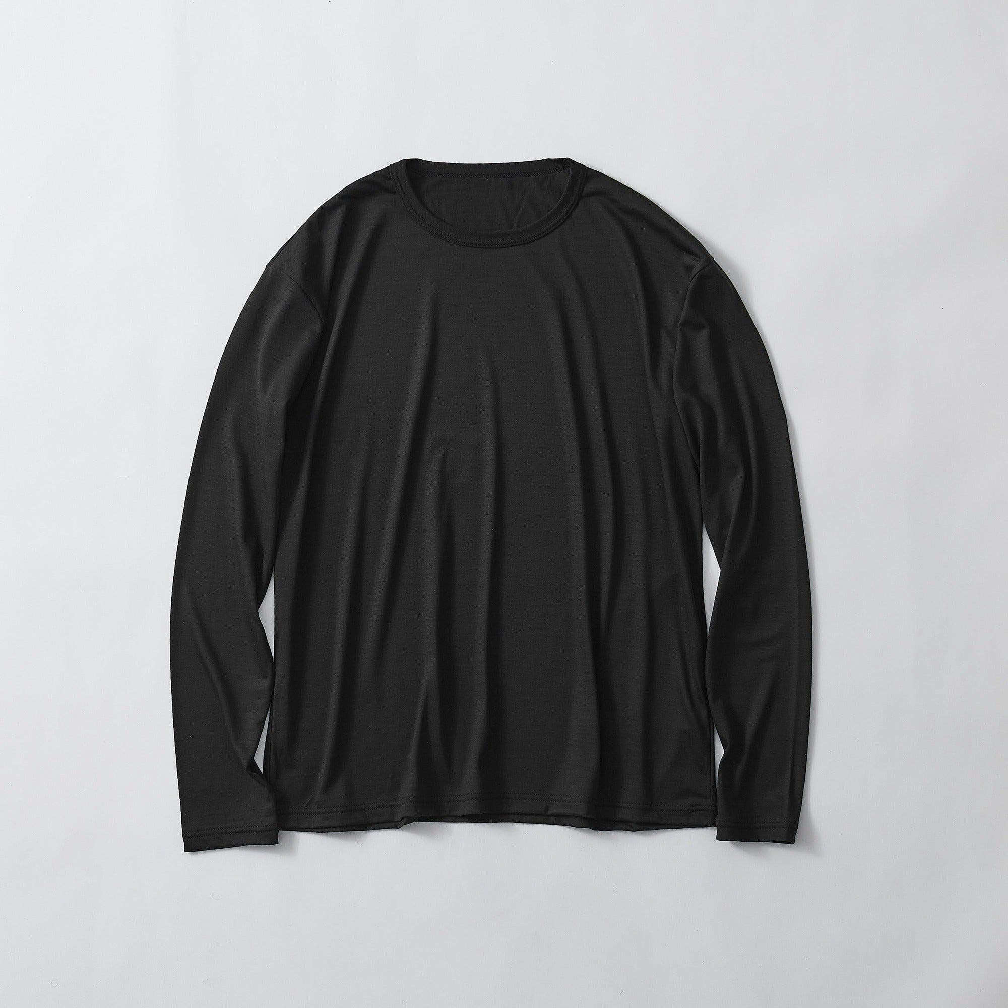 SMOOTH WOOL T-SHIRT LONG SLEEVE(UNISEX)