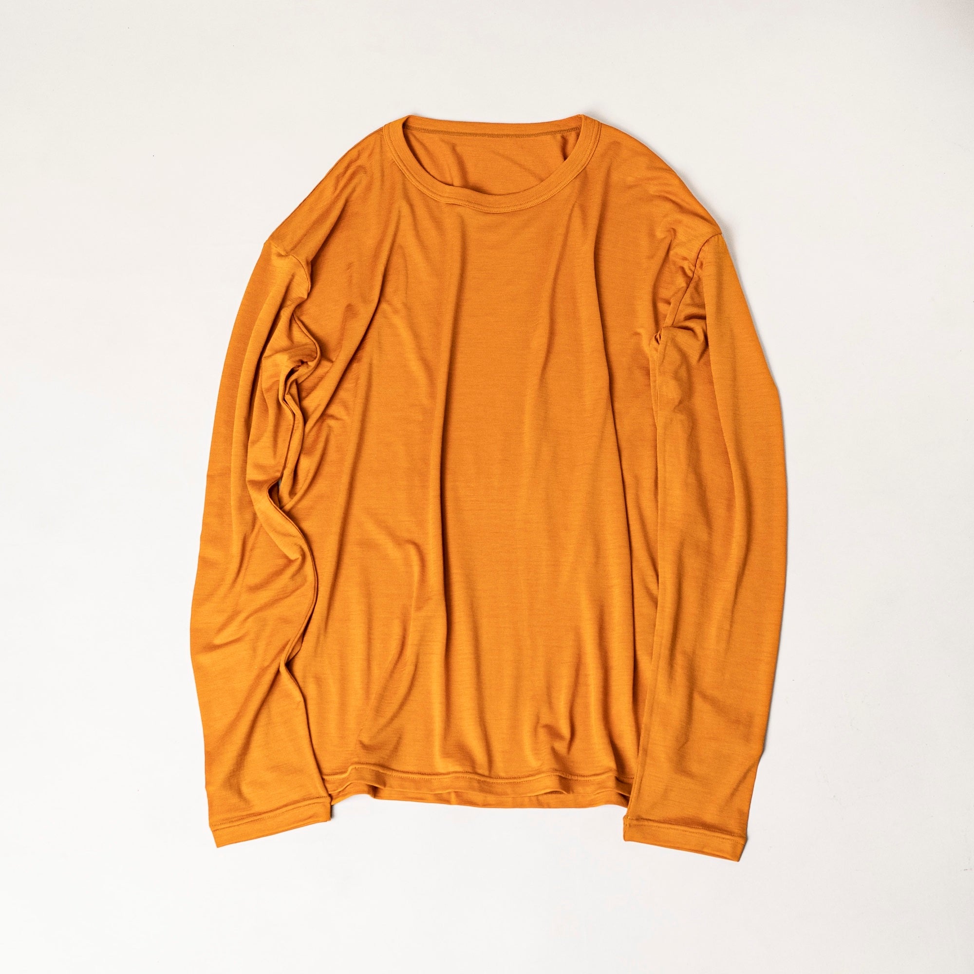 SMOOTH WOOL TSHIRT LONG SLEEVE(UNISEX) HERENESS.jp